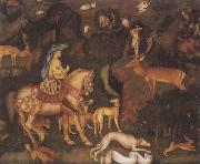 Antonio Pisanello The Vision of Saint Eustace oil